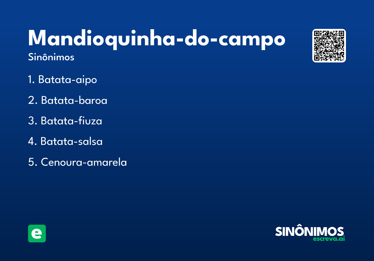 mandioquinha-do-campo