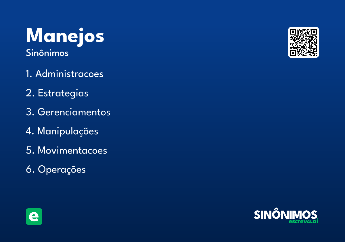 manejos