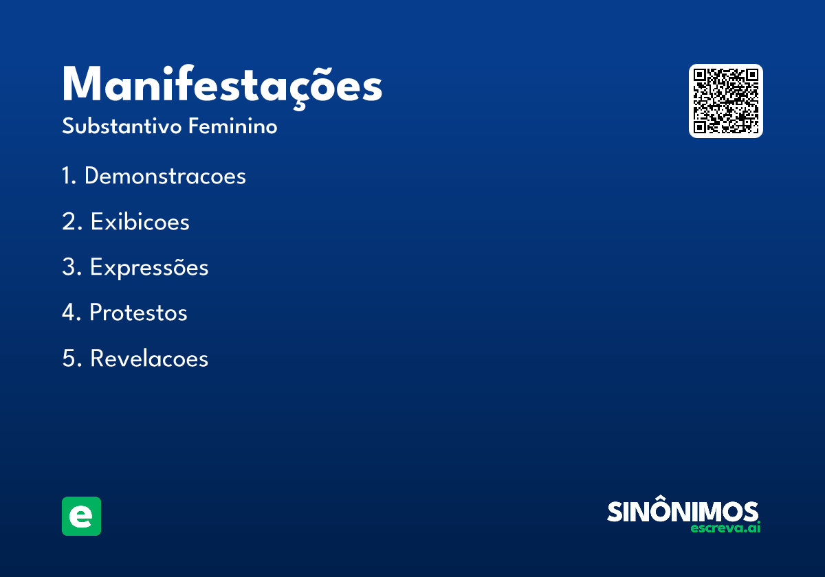 manifestações
