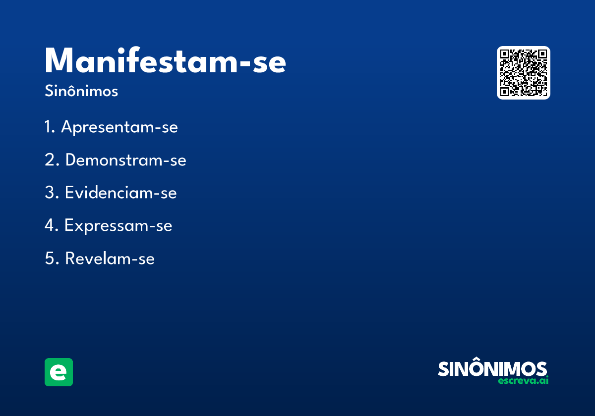 manifestam-se