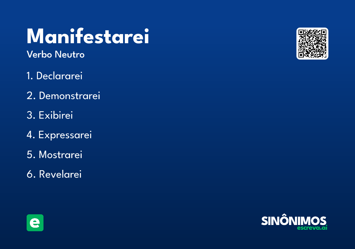manifestarei