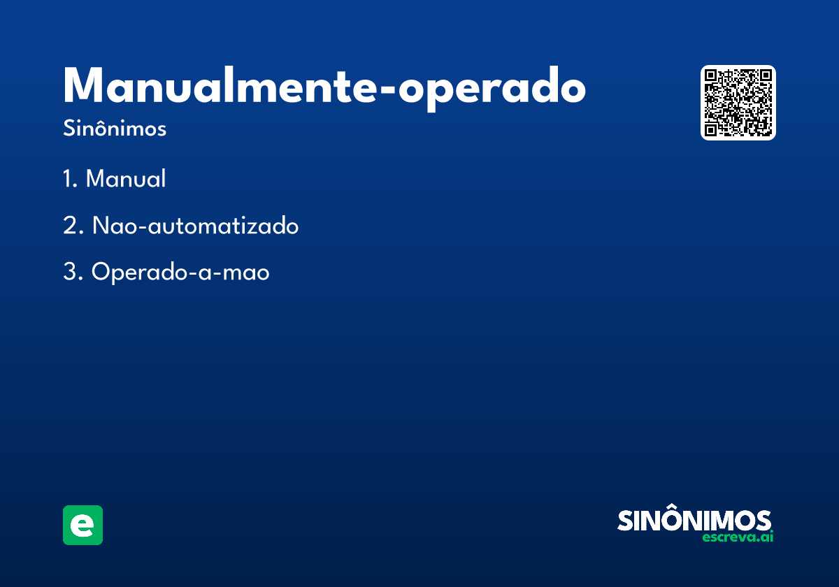 manualmente-operado