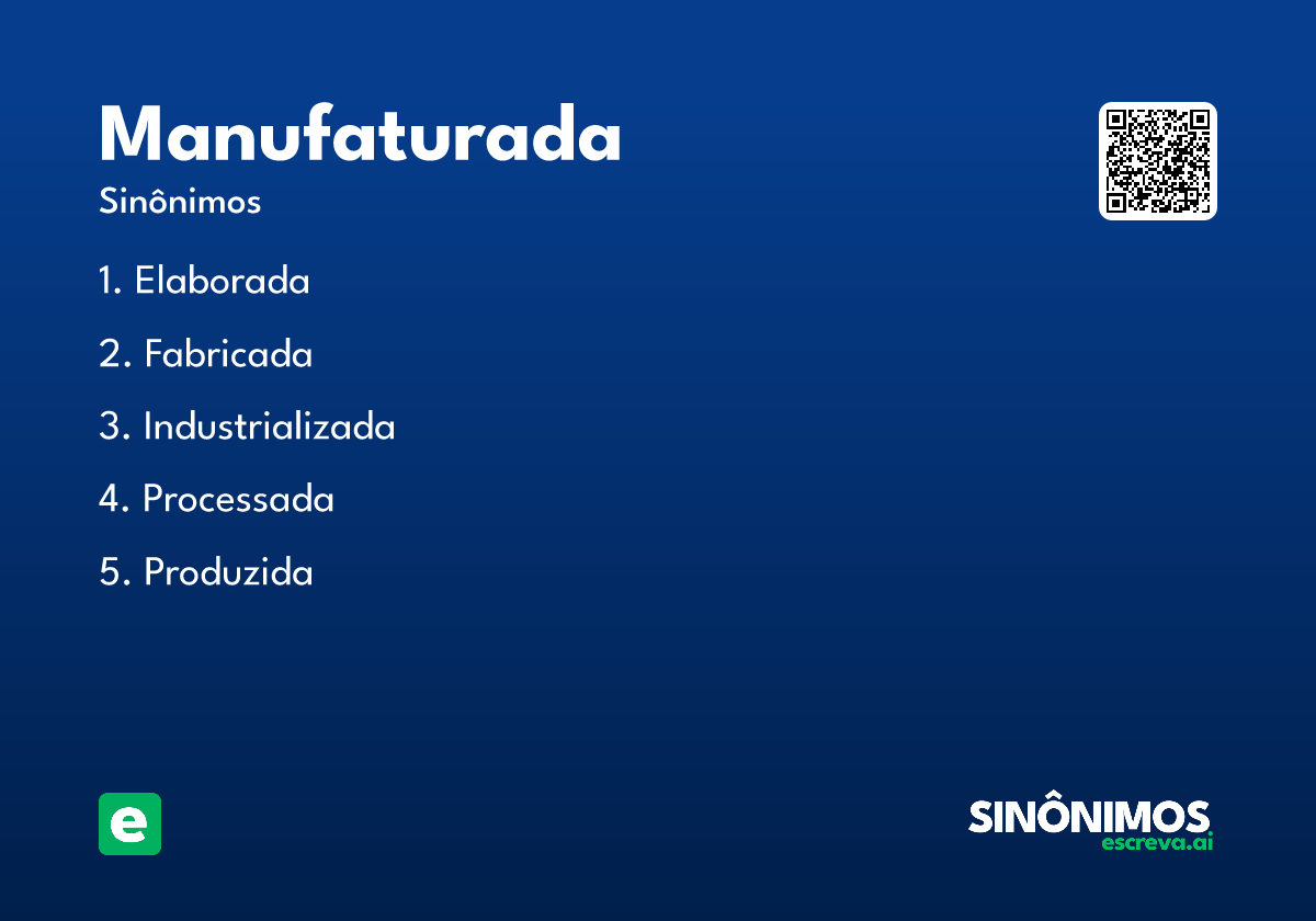 manufaturada