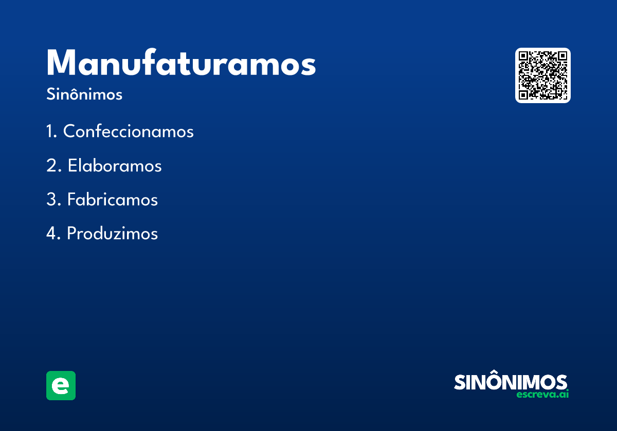 manufaturamos