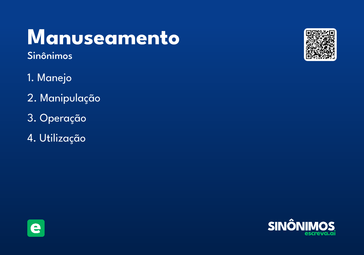 manuseamento