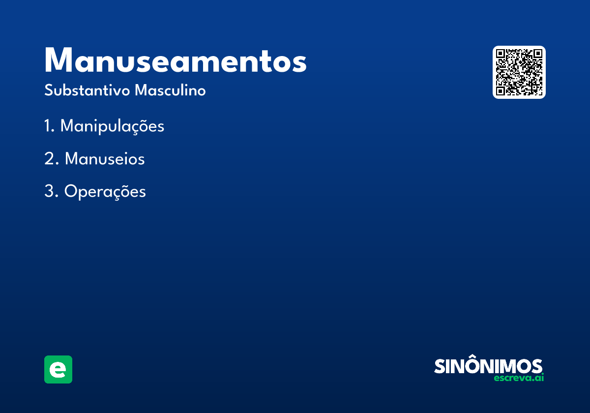 manuseamentos