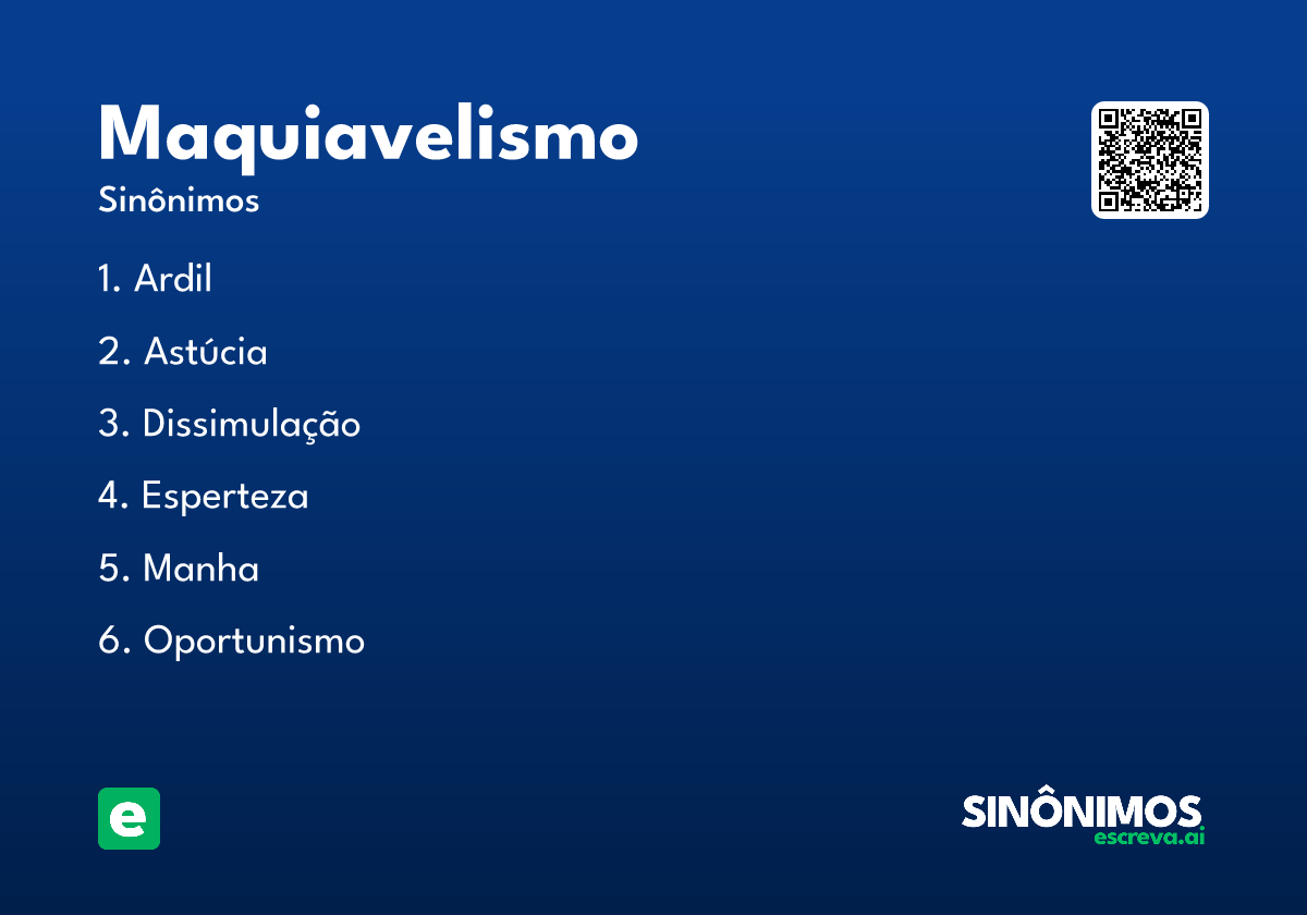 maquiavelismo