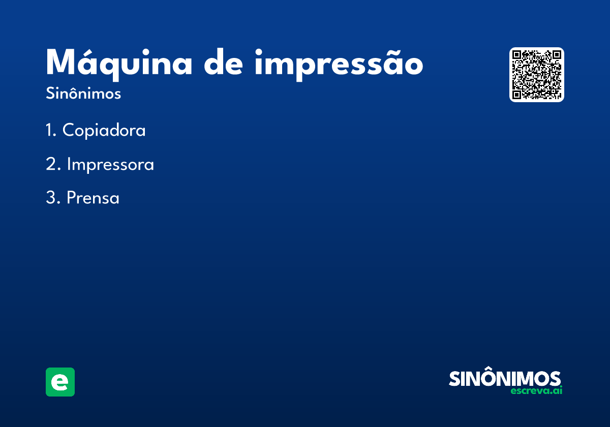 máquina de impressão