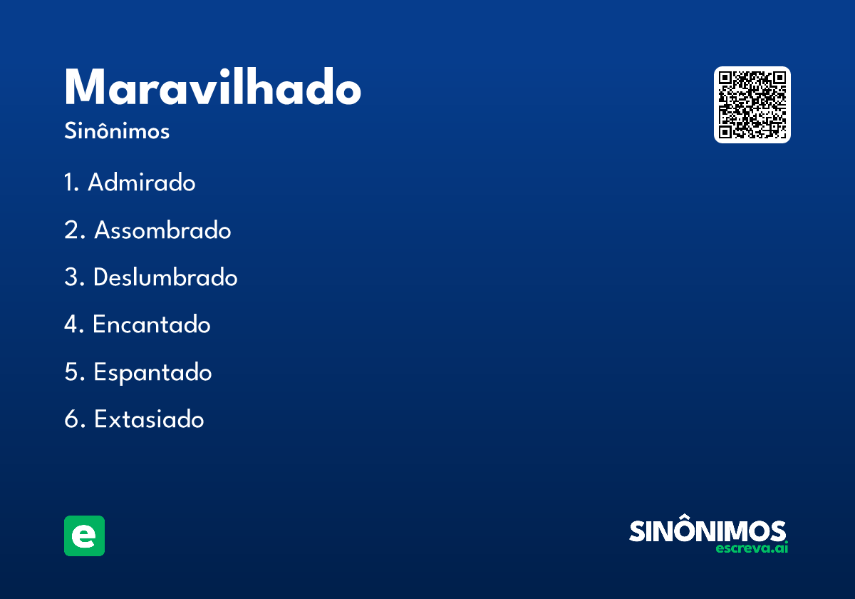 maravilhado