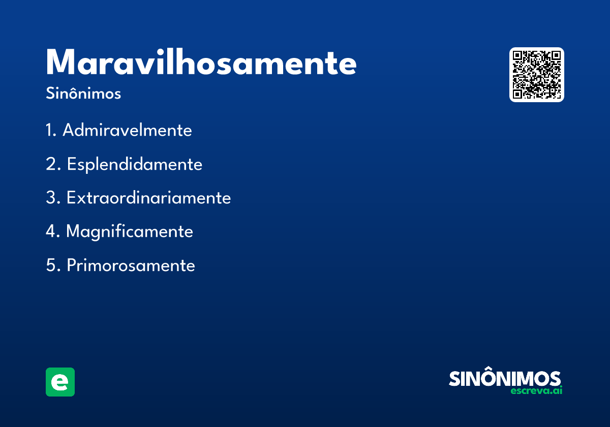 maravilhosamente