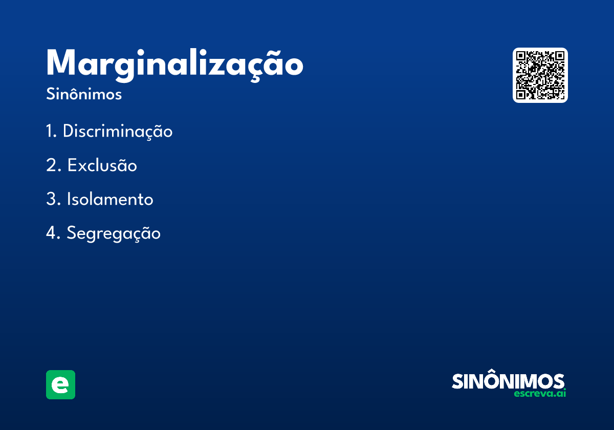 marginalização