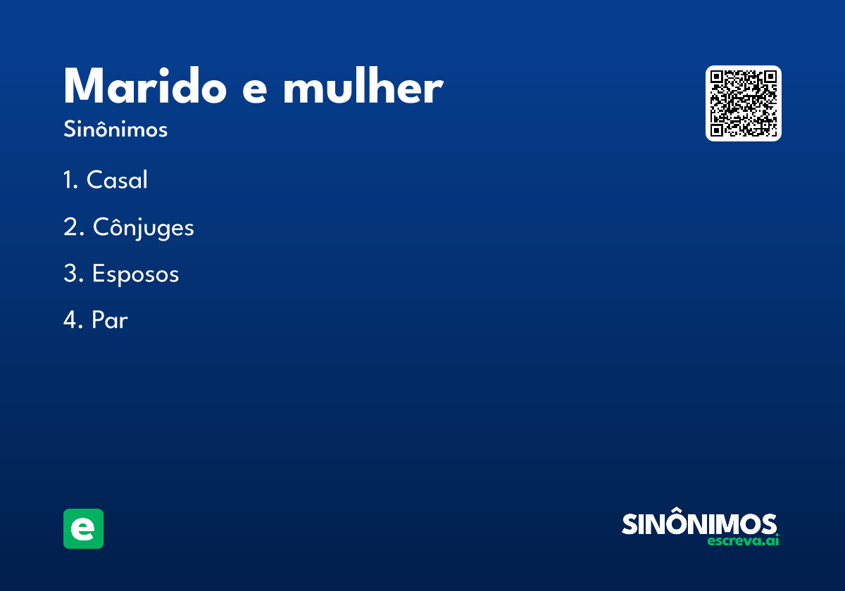 marido e mulher