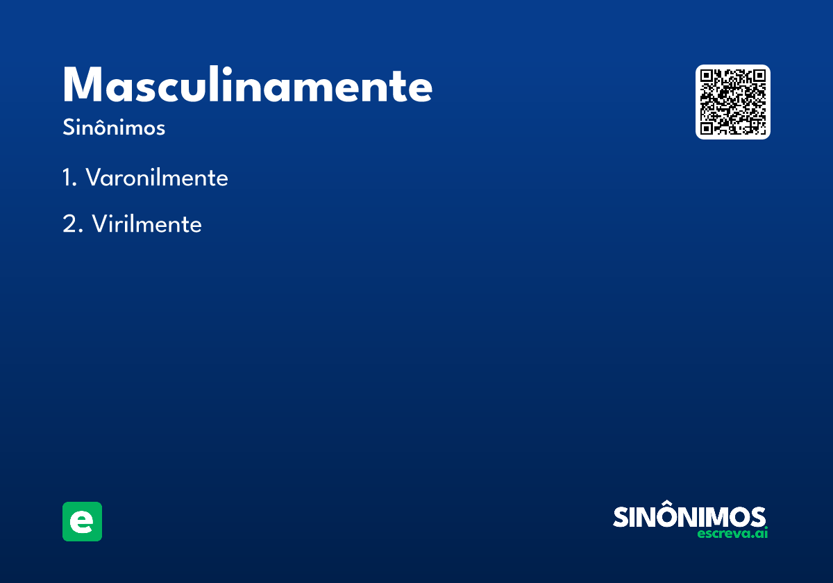masculinamente