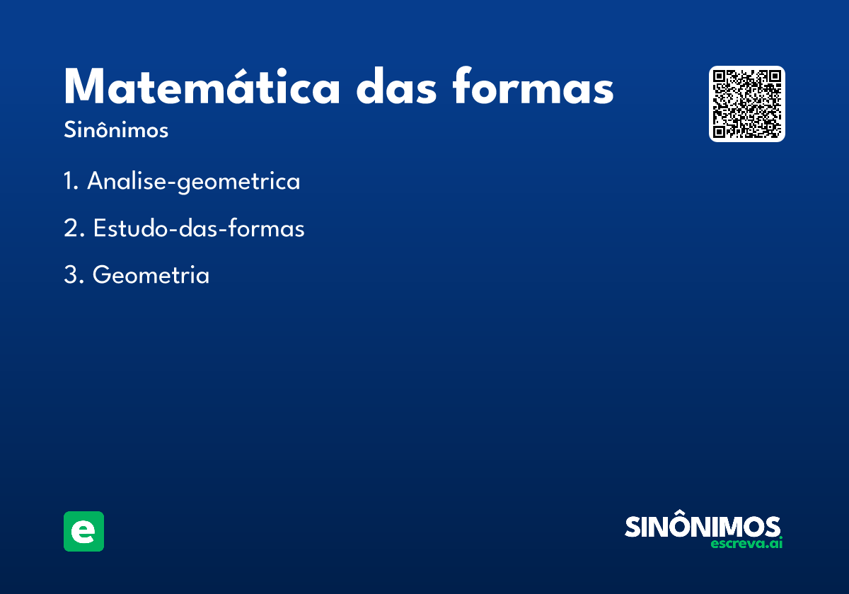 matemática das formas