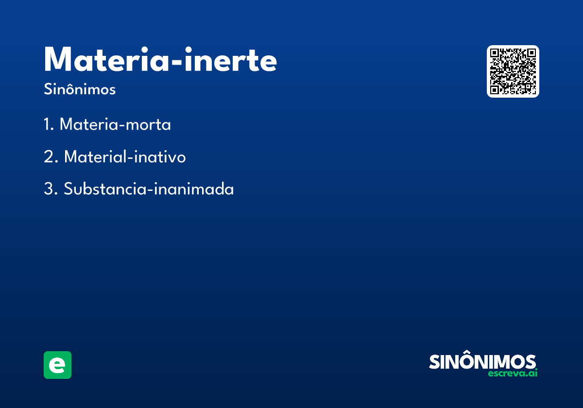 materia-inerte