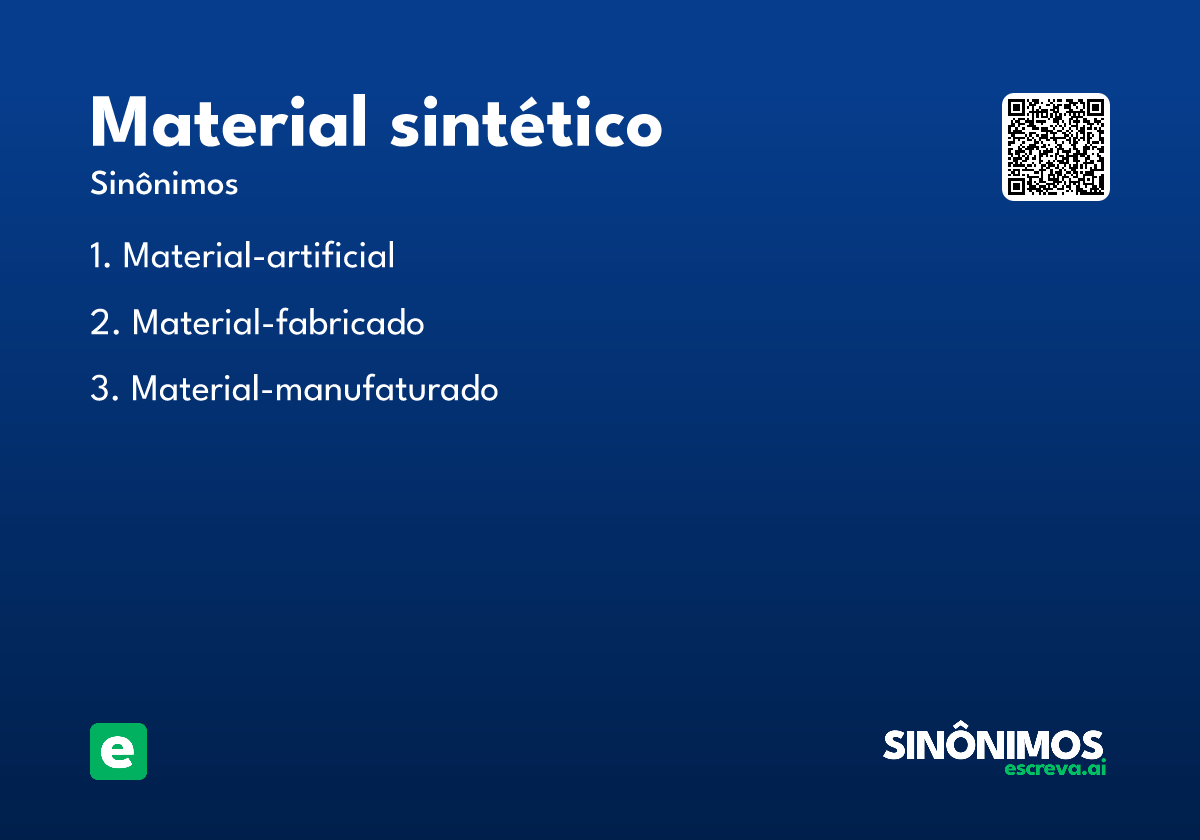 material sintético