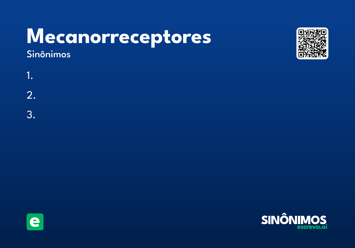 mecanorreceptores