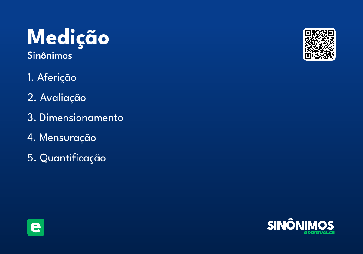 medição