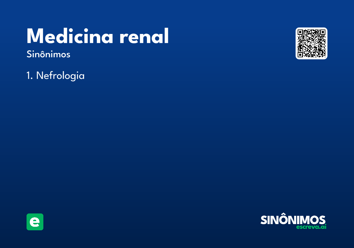 medicina renal