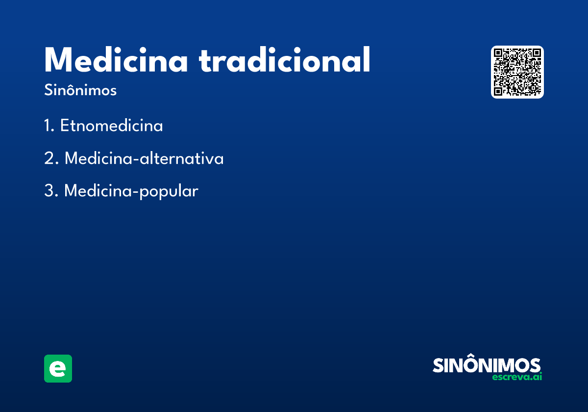 medicina tradicional