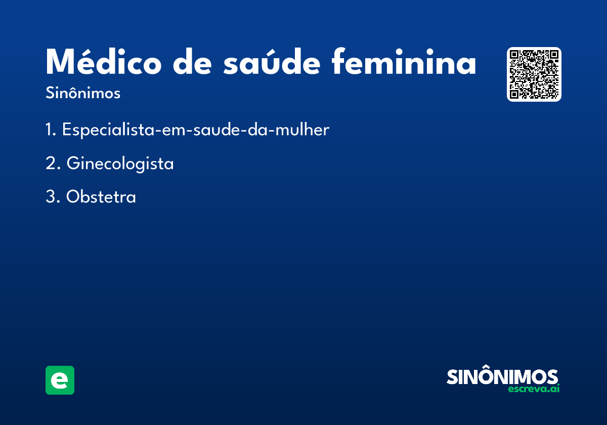 médico de saúde feminina