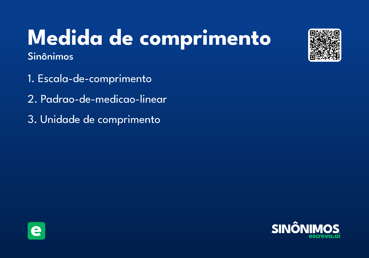 medida de comprimento