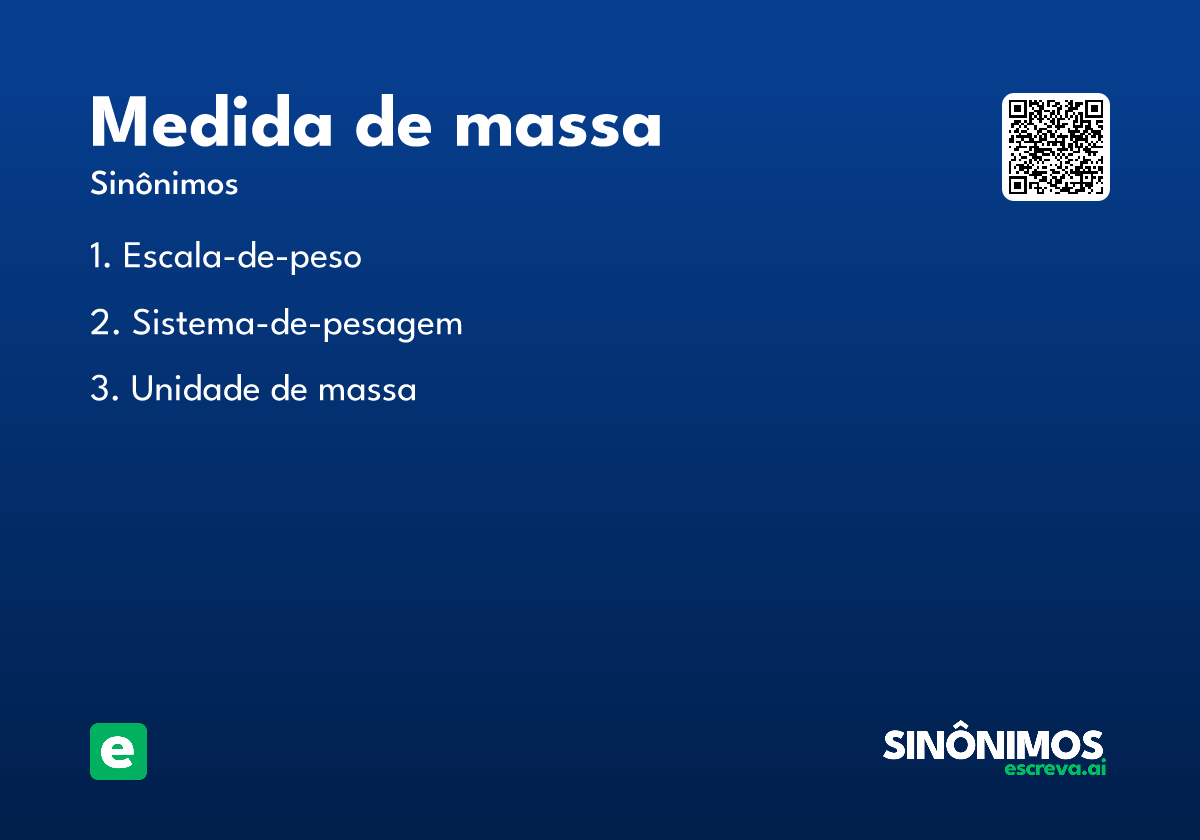 medida de massa