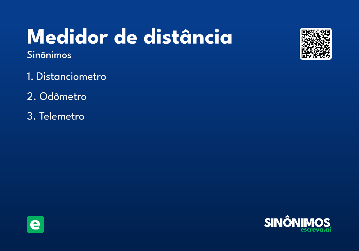 medidor de distância