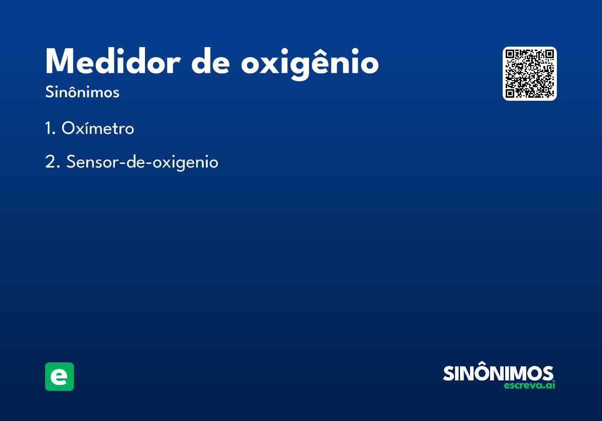 medidor de oxigênio