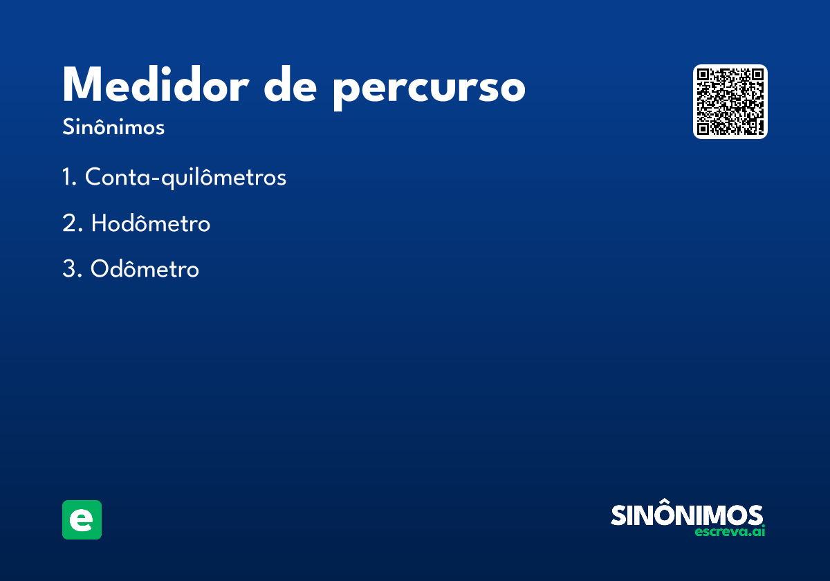 medidor de percurso