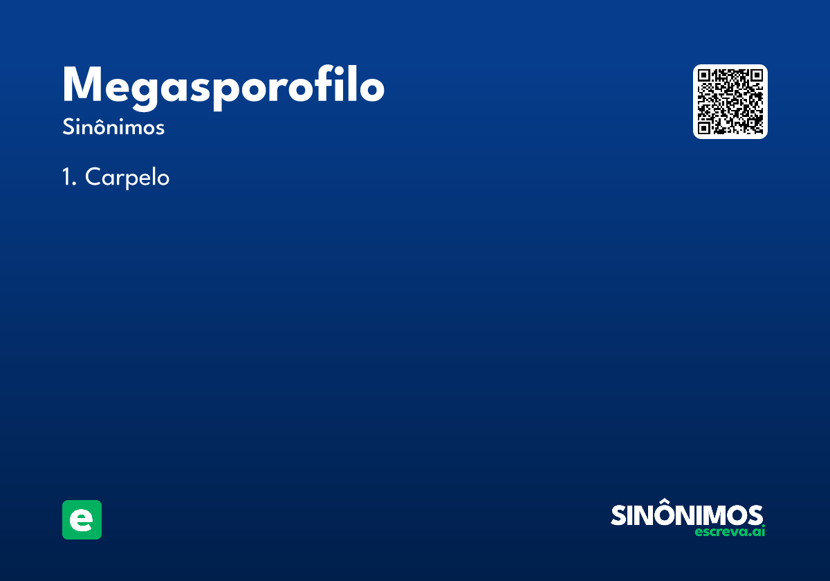 megasporofilo
