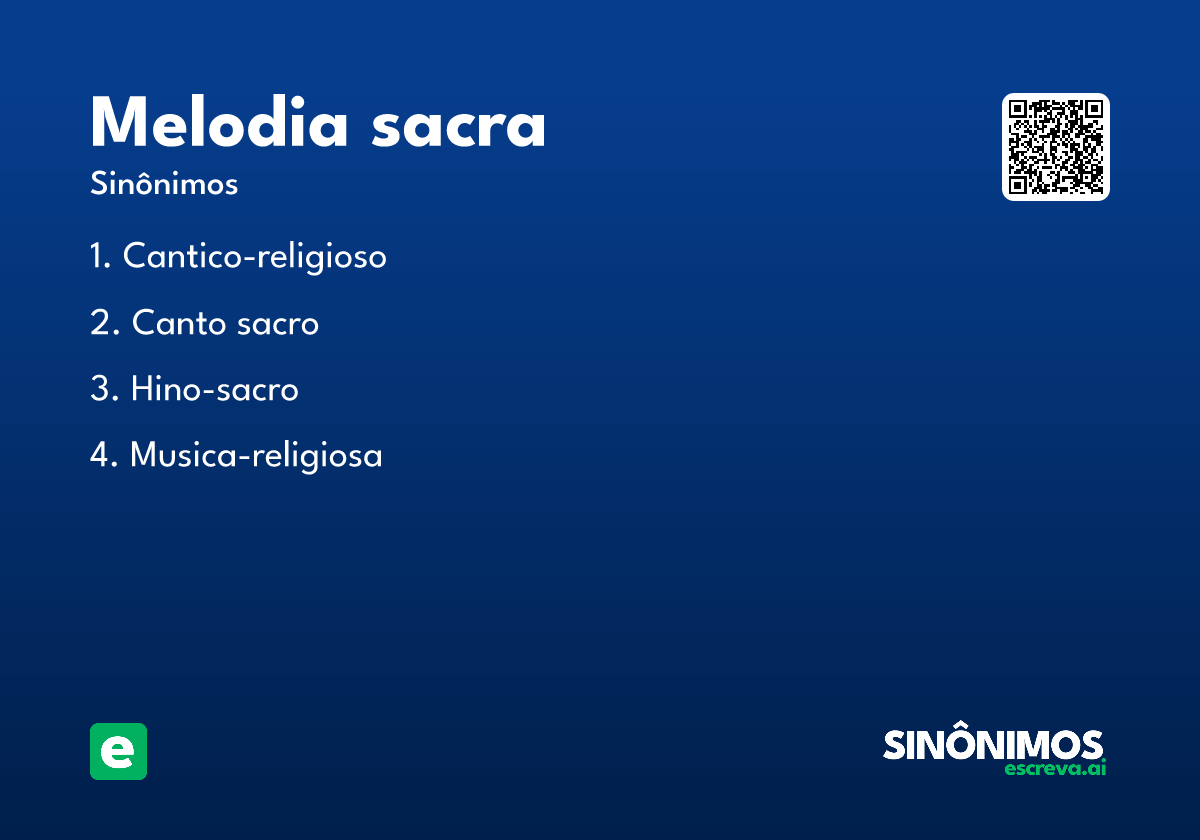 melodia sacra