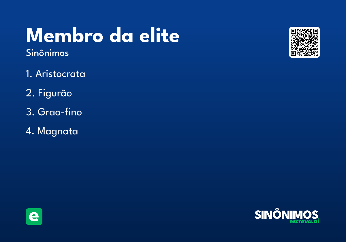 membro da elite