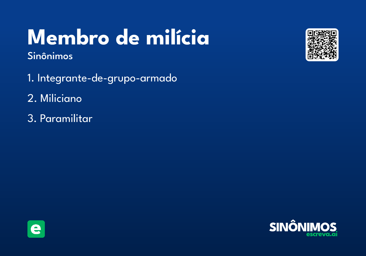 membro de milícia