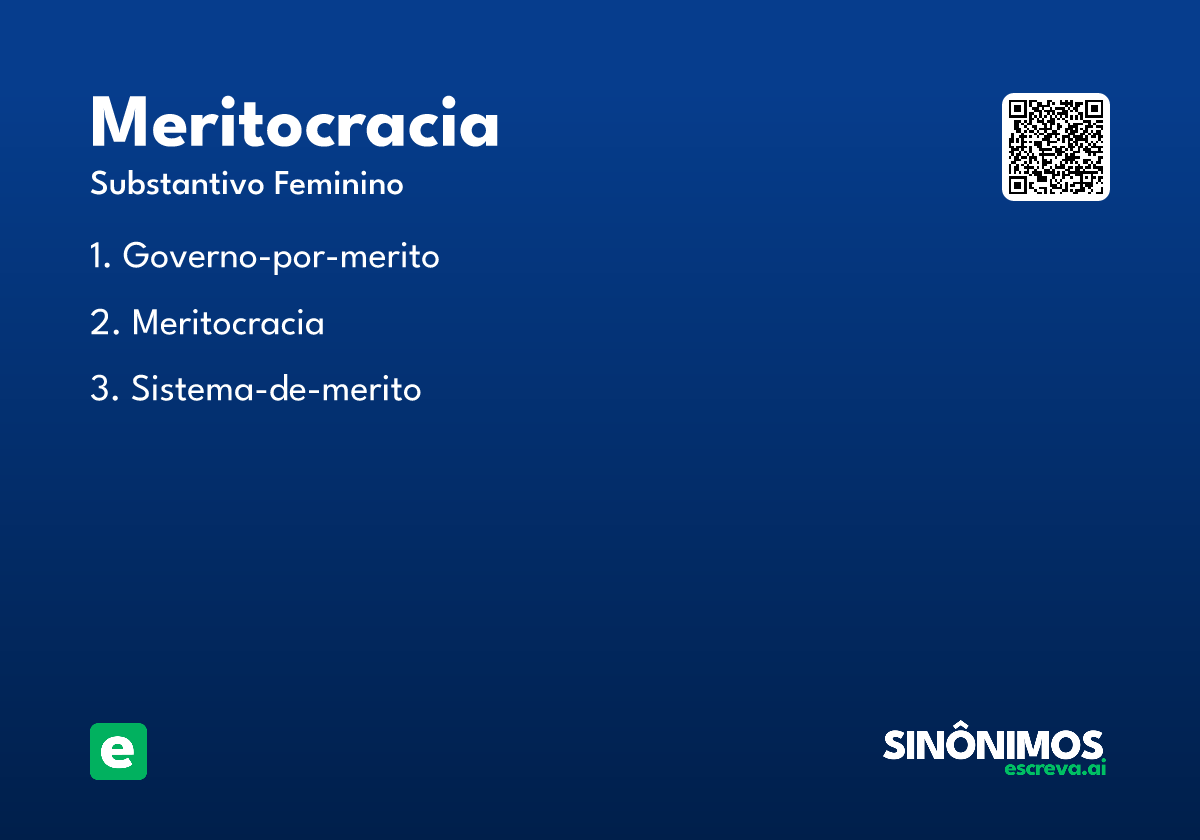 meritocracia