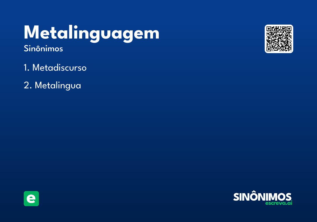 metalinguagem
