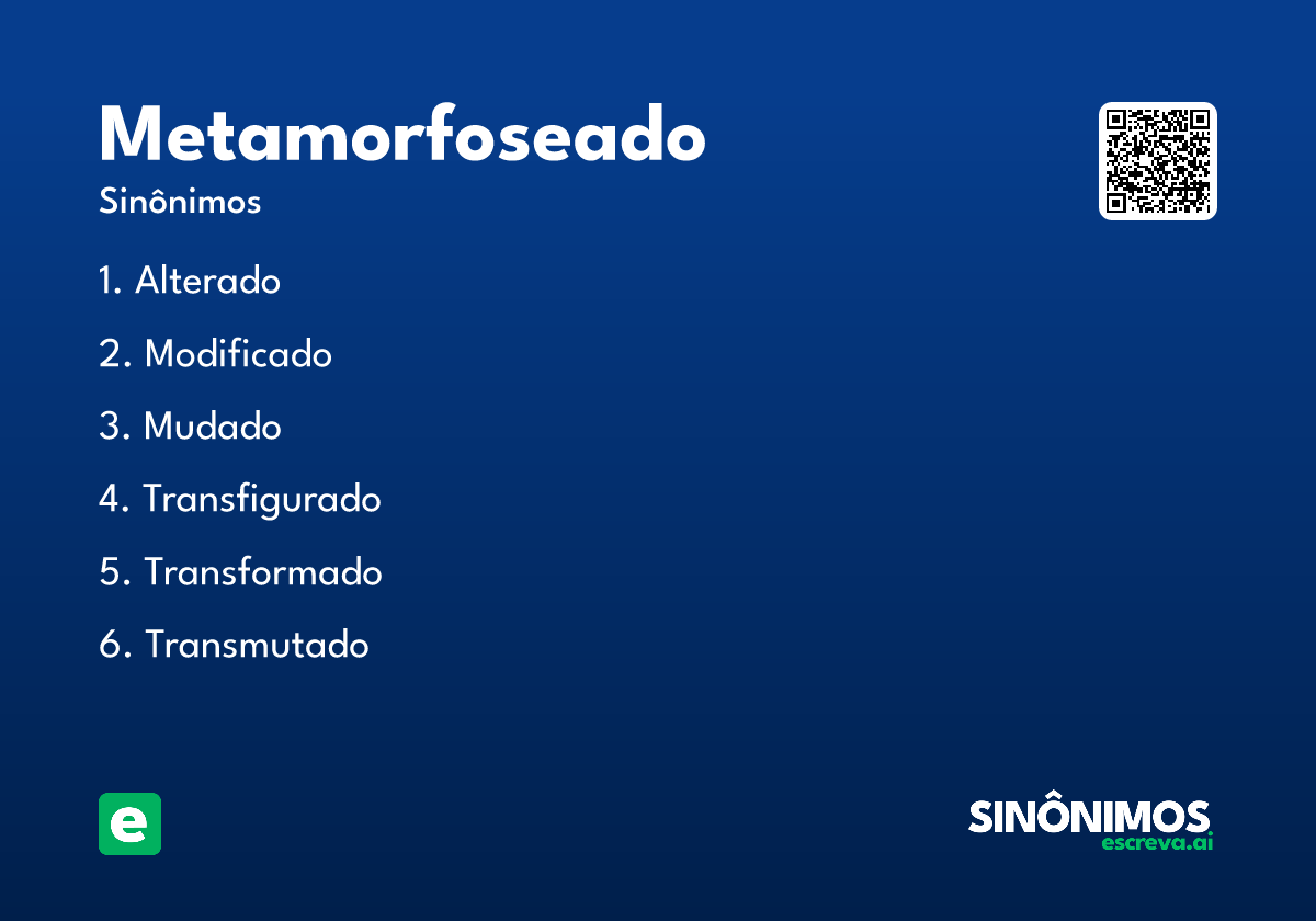 metamorfoseado