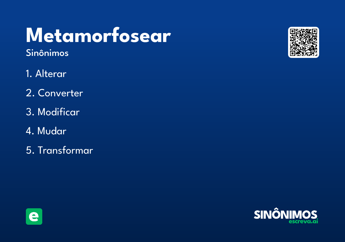 metamorfosear