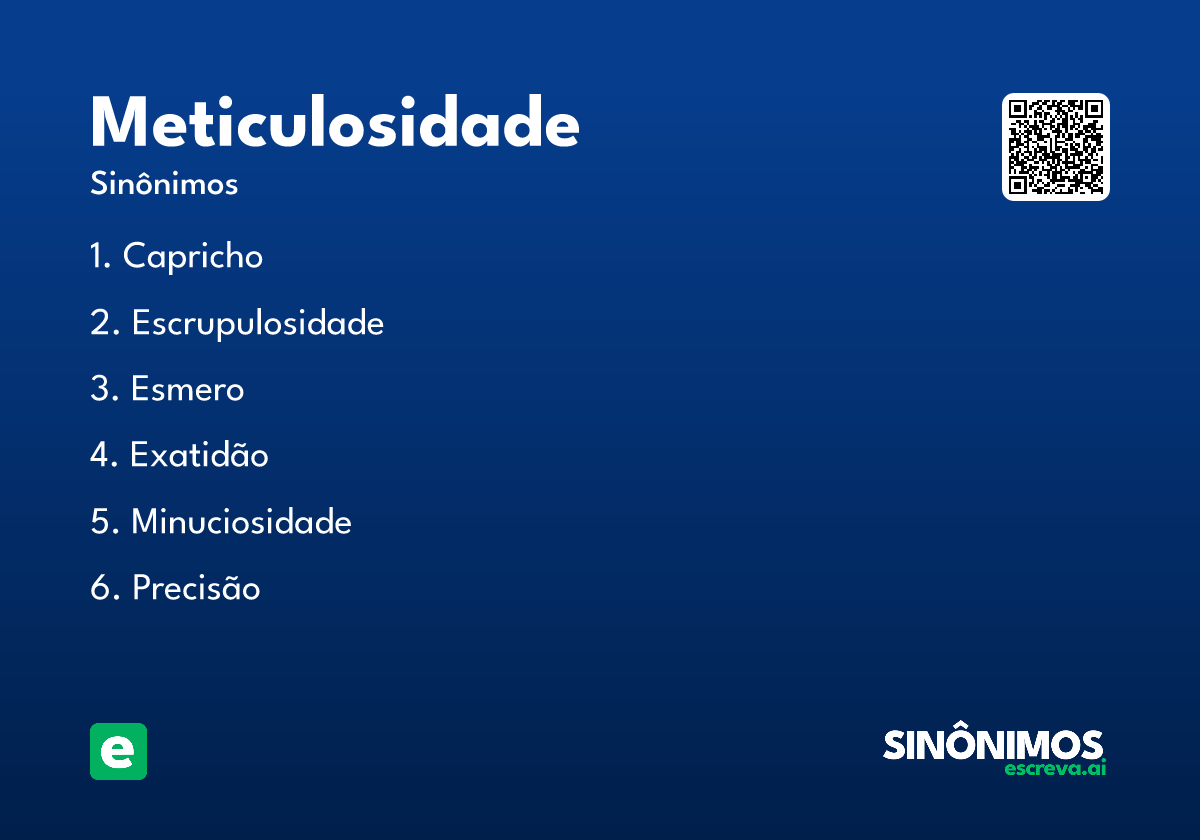 meticulosidade