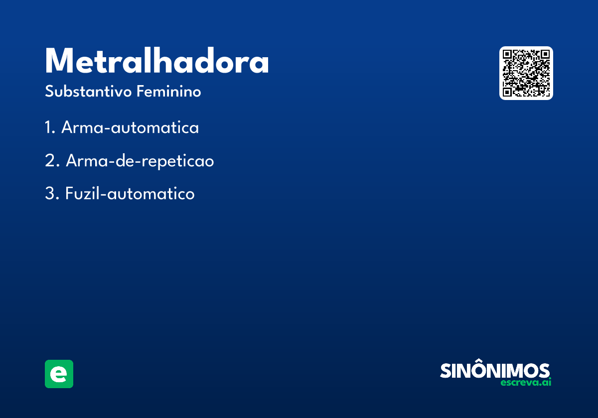 metralhadora