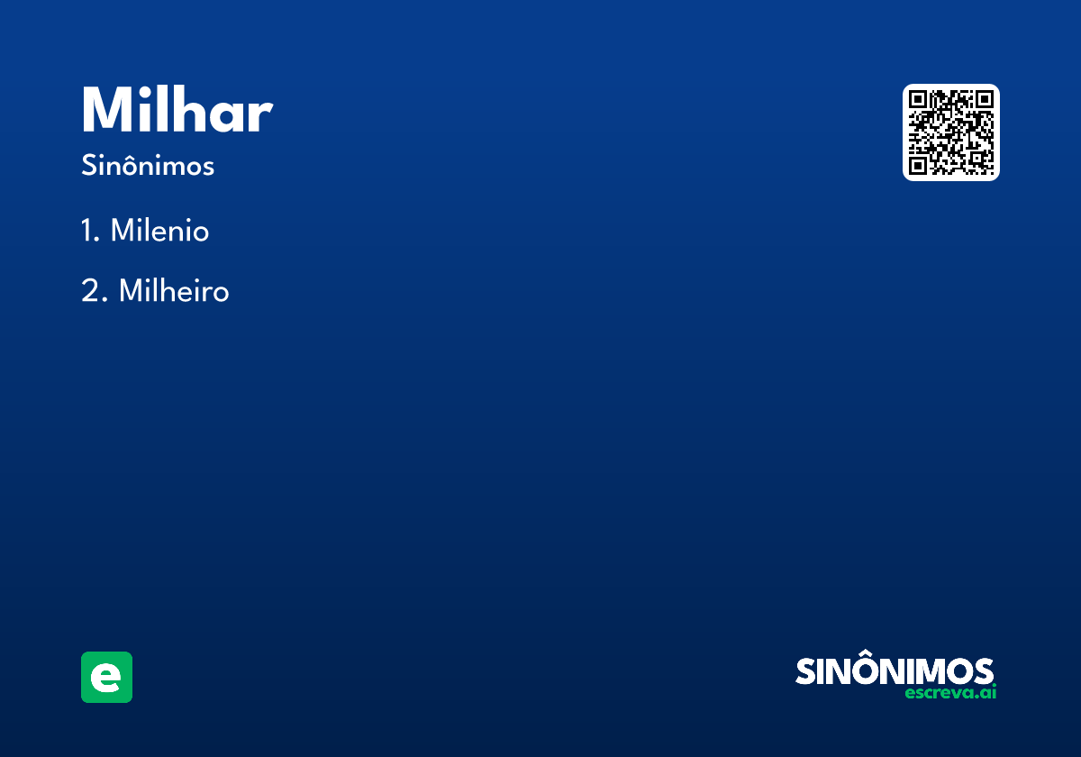 milhar