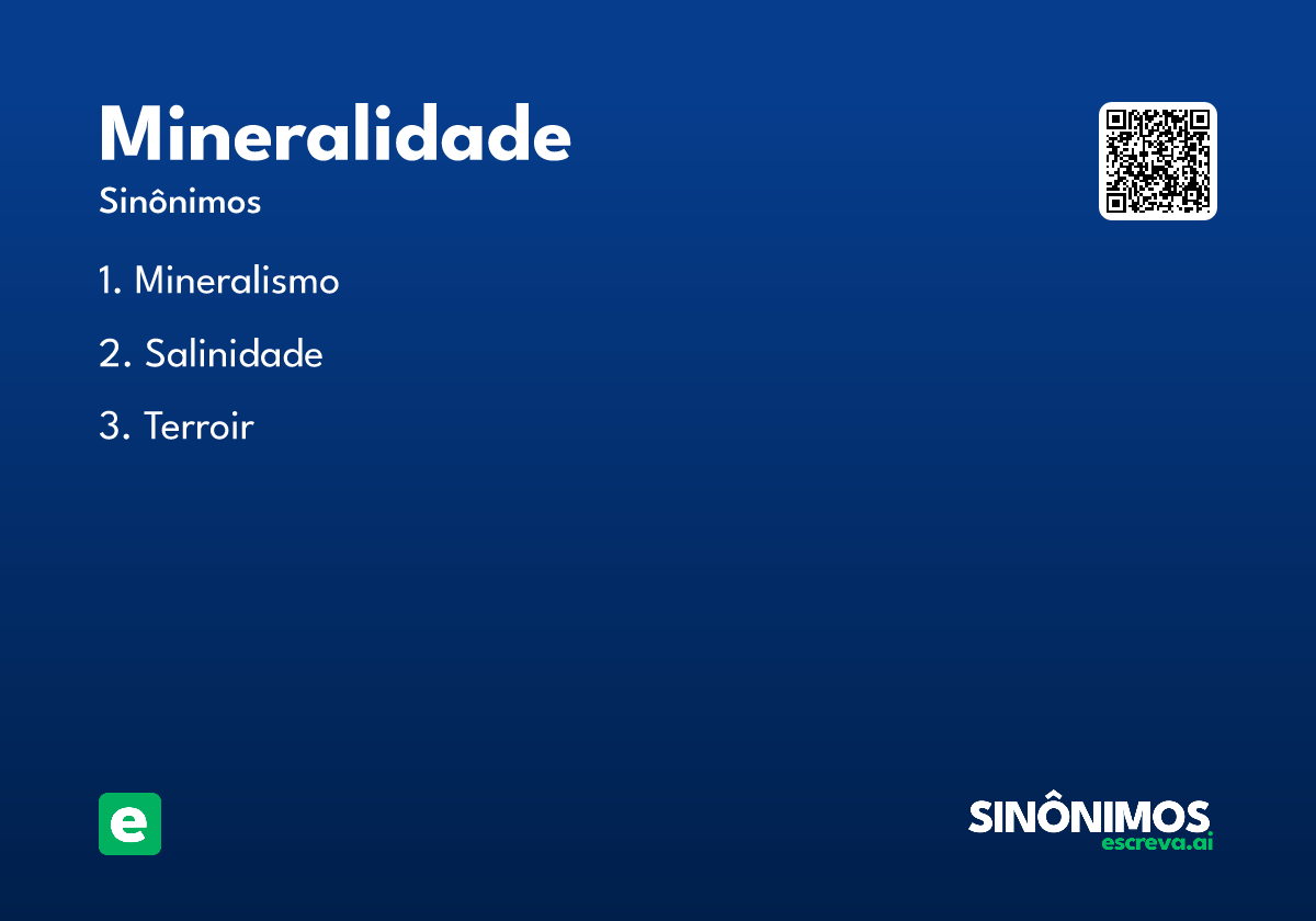 mineralidade