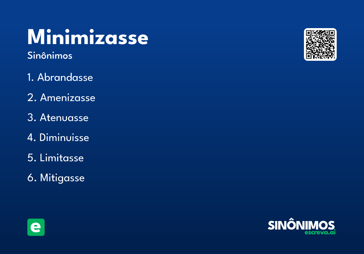 minimizasse