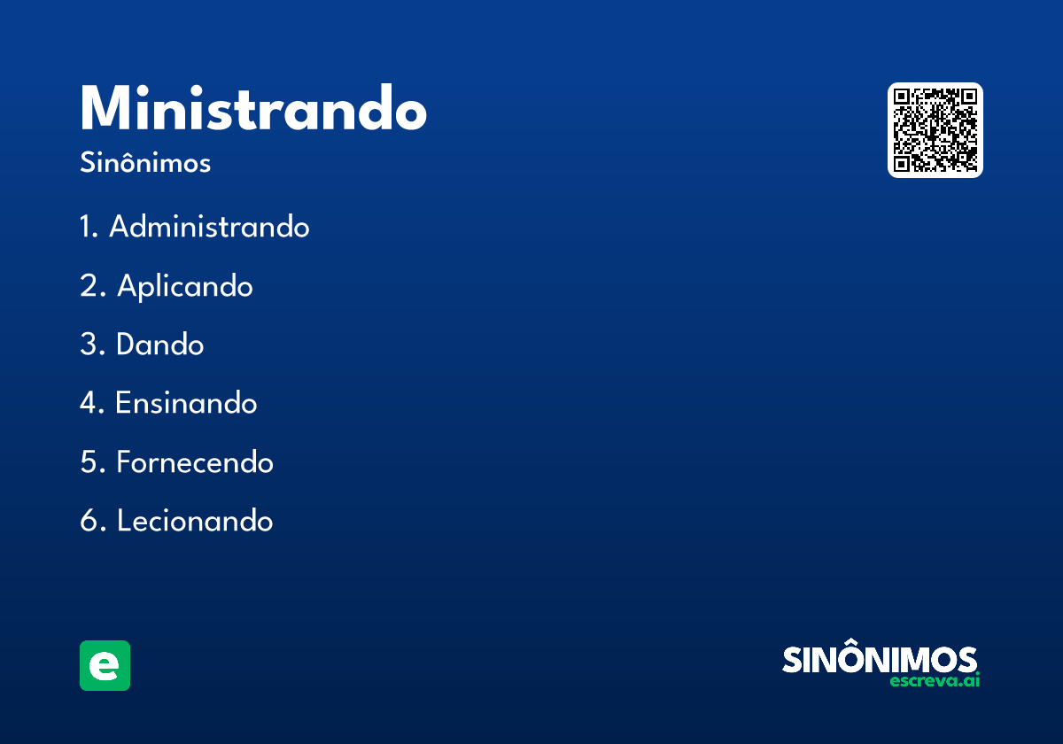ministrando