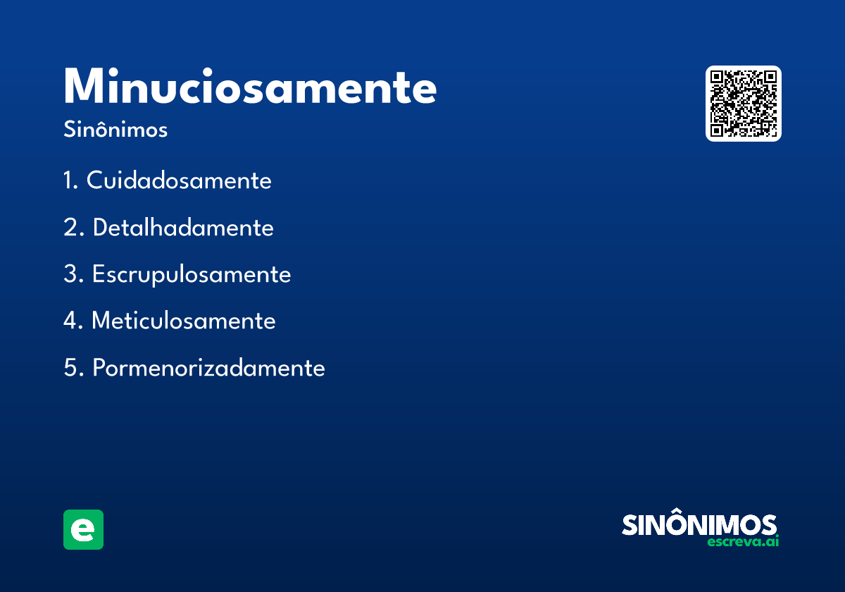 minuciosamente