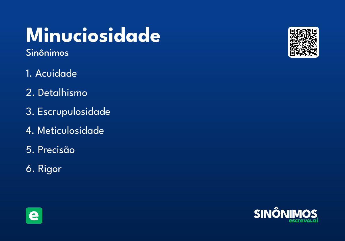 minuciosidade