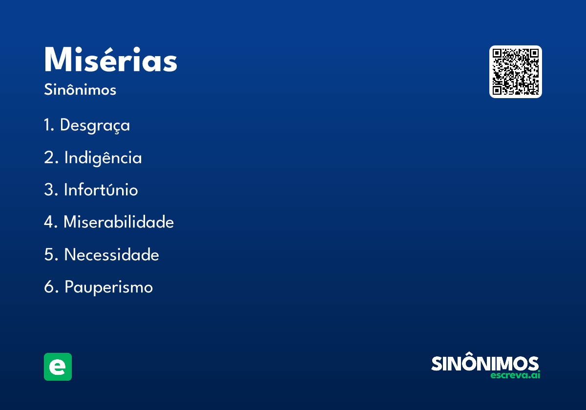 misérias
