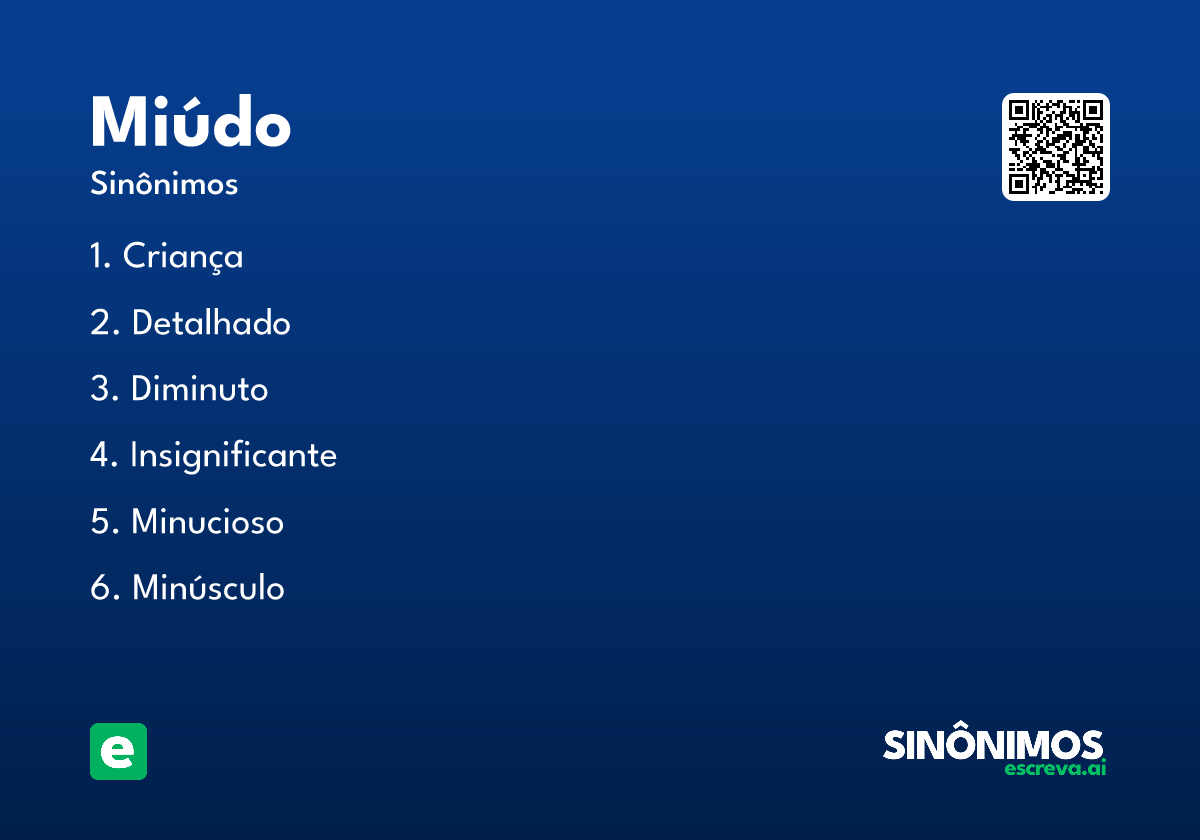miúdo