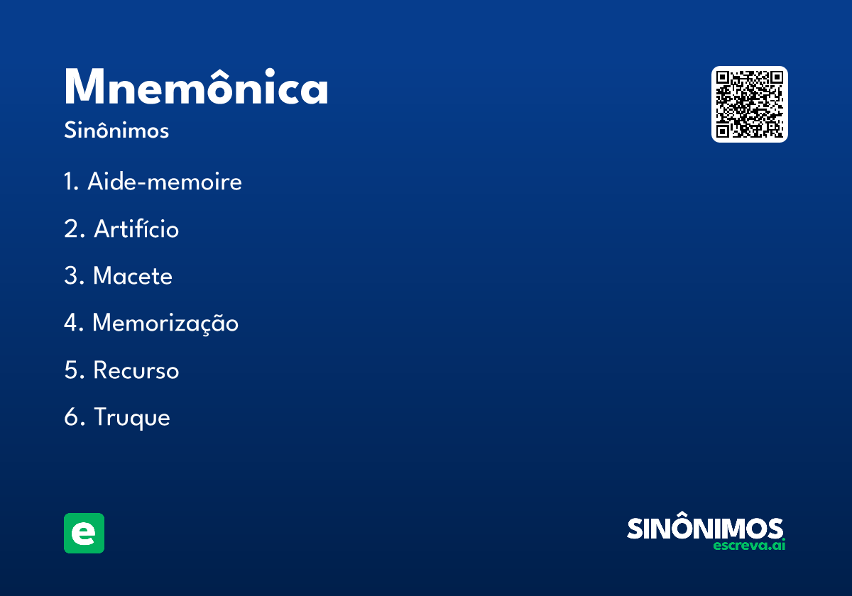 mnemônica