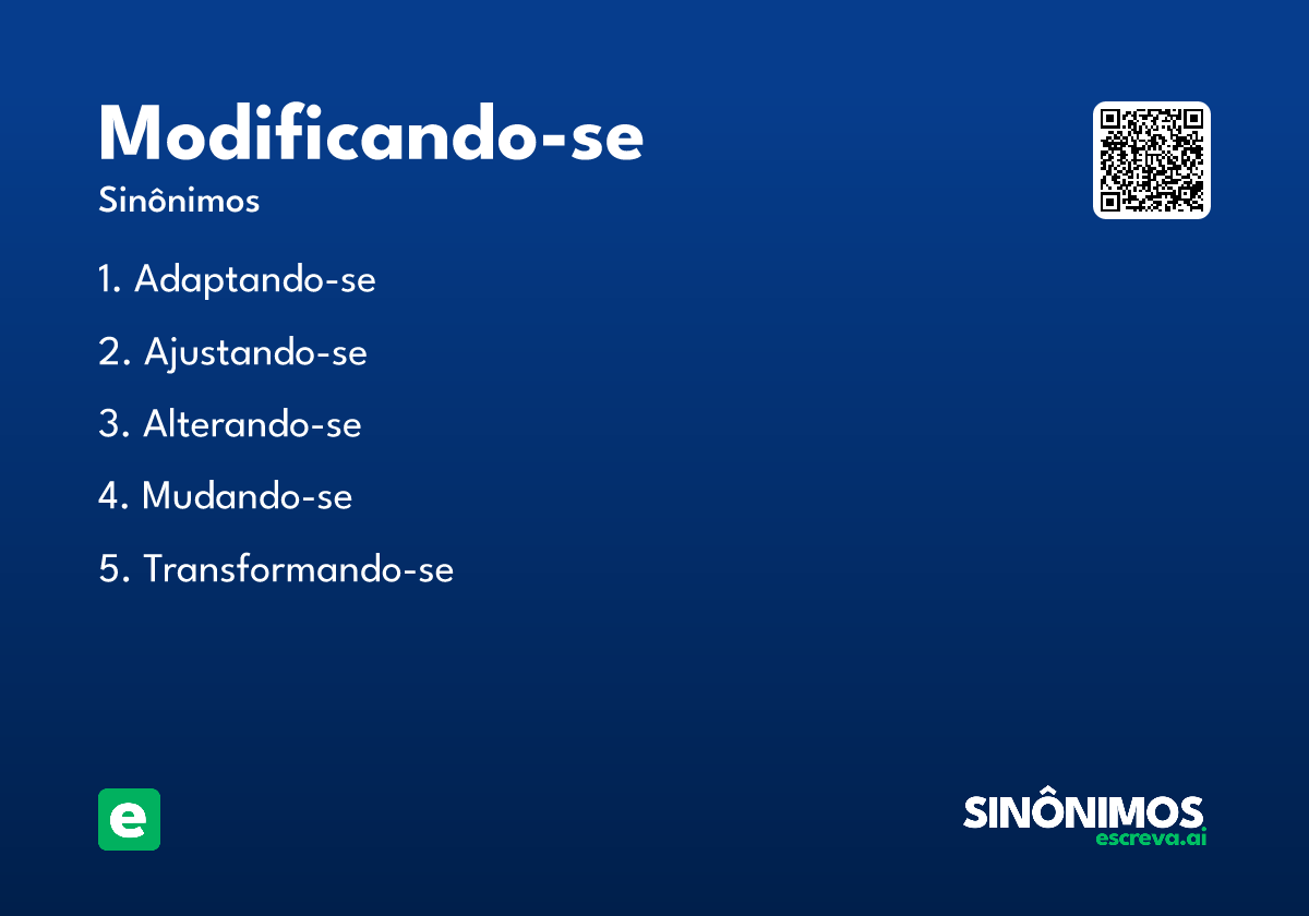 modificando-se